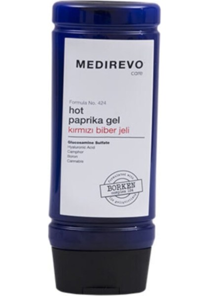 Kırmızı Biber Jeli W Borken Complex 124, Kamfor, Hyaluronik Asit 400 ml