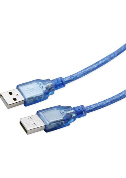 USB 2.0 Erkek Erkek Şarj ve Data Kablosu 50 cm