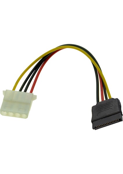 4 Pin Molex Dişi To Sata 15 Pin Dişi Power Kablo 30 cm