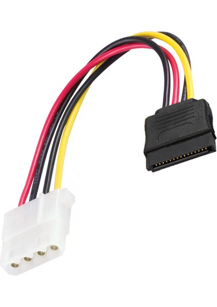 4 Pin Molex Dişi To Sata 15 Pin Dişi Power Kablo 30 cm