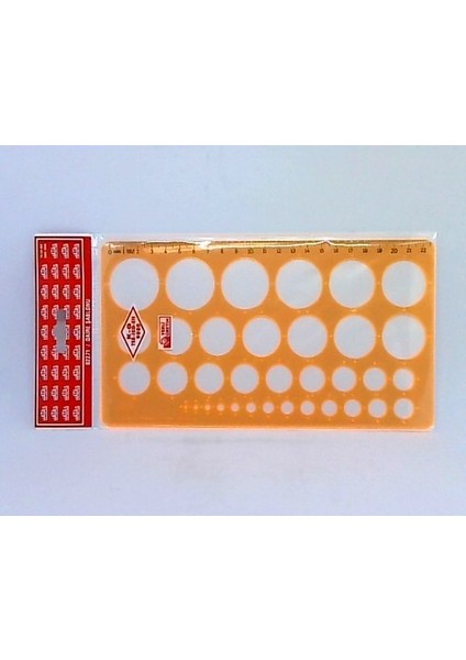 Hatas Daire Şablonu Ekonomik 1-35 mm 2271