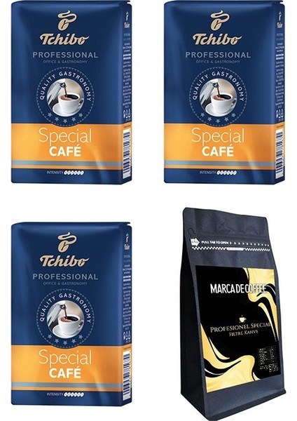 Profesionel Special Filtre Kahve 3 x 250 gr + Mdc Profesionel Special Filtre Kahve 1 X250 gr