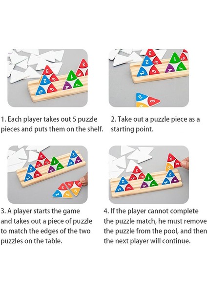 Ahşap Eşleştirme Oyunu Çocuklar Için Erken Öğrenme Oyuncağı (Yurt Dışından)
