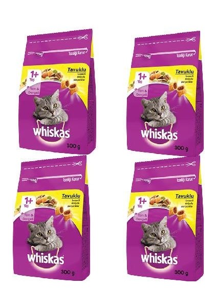Kuru Tavuk&sebze 300G x 4 Adet
