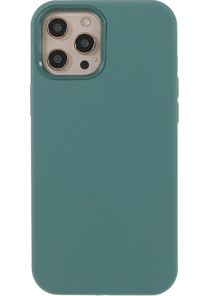 iPhone 12 6.1 Inç Uyumlu Darbeye Dayanıklı Silikon Yumuşak Tpu Telefon Kılıfı - Çam Yeşil (Yurt Dışından) fiyatları