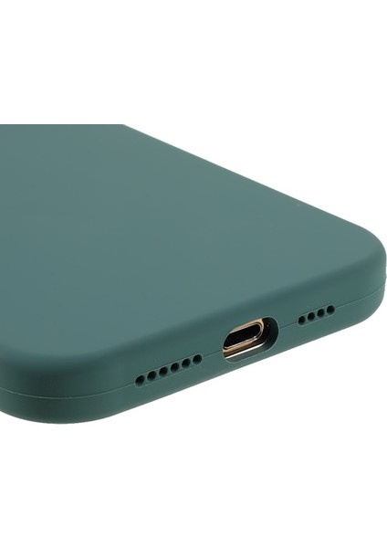 iPhone 12 6.1 Inç Uyumlu Darbeye Dayanıklı Silikon Yumuşak Tpu Telefon Kılıfı - Çam Yeşil (Yurt Dışından) indirimleri