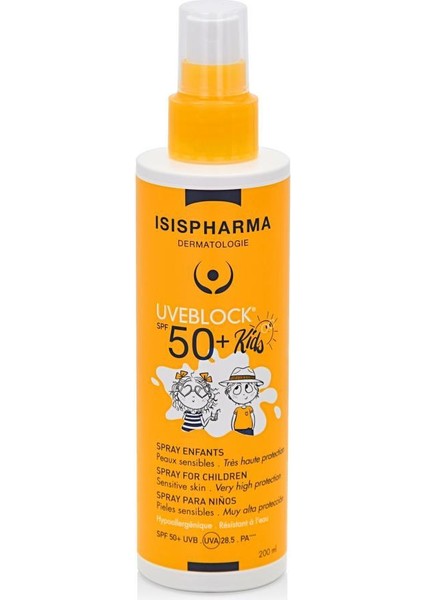 Isıspharma Uveblock SPF50+ Spray Kids 200 ml fiyatları