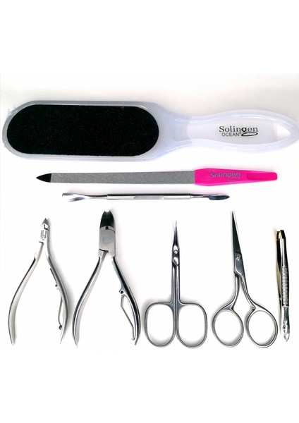 Manikür Pedikür Seti (Profesyonel Bileyli Manikürist Takımı) Kişiye Özel Isimli Ful Set fiyatları