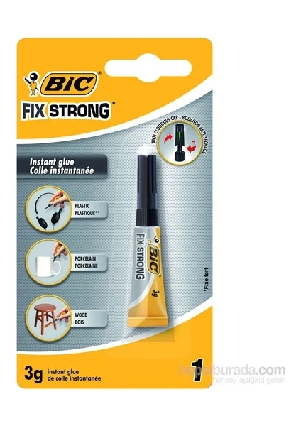 Fix Strong Güçlü Japon Yapıştırıcısı 3 gr Tekli Blister