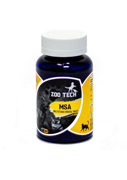 Msa Vitamin 40 Tablet Kedi Köpek Multivitamin Mineral Protoin Tableti
