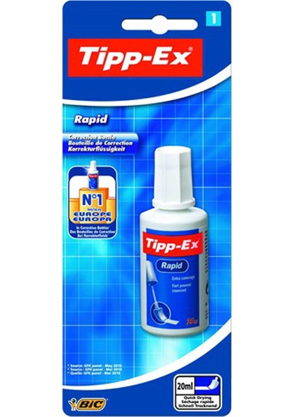 Tipp-Ex Rapid Sıvı Silici Tekli Blister