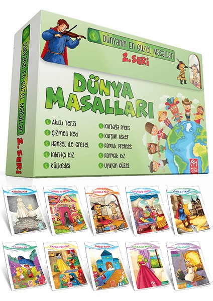 Çocuk Dünya Masalları 2. Seri 1. ve 2. Sınıf Seviye Hikaye