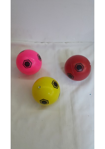 3'lü Küçük Plastik Futbol Top Seti (Üretici Firma)