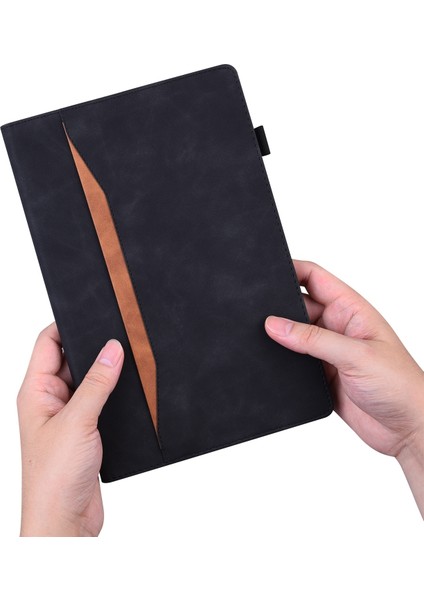 Xiaomi Mi Pad 5/5 Pro Için Deri Tablet Kılıfı -Siyah (Yurt Dışından)