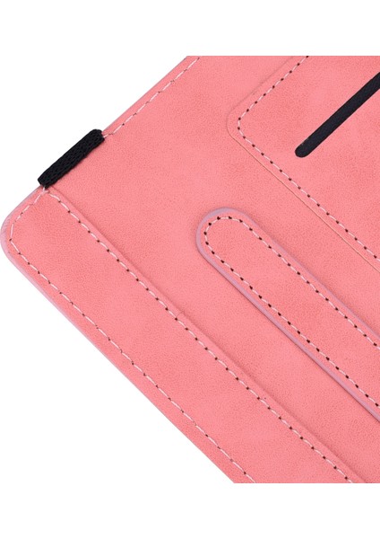 Xiaomi Mi Pad 5/5 Pro Için Desenli Deri Kılıf -Pembe (Yurt Dışından)