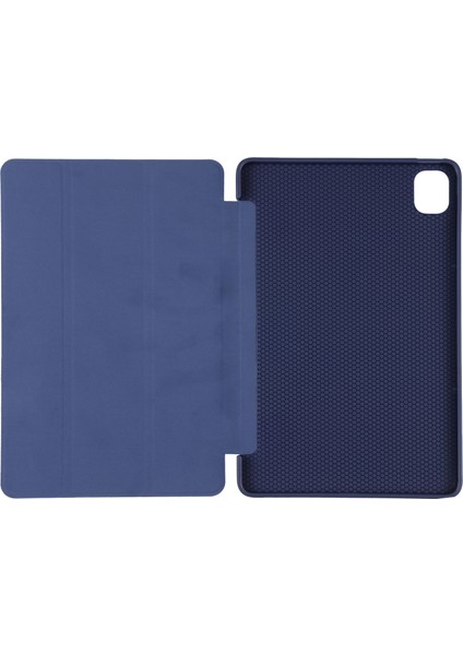 Xiaomi Mi Pad 5 Için Tpu Deri Tablet Kılıfı -Koyu Mavi (Yurt Dışından)