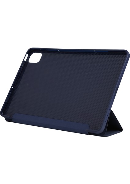 Xiaomi Mi Pad 5 Için Tpu Deri Tablet Kılıfı -Koyu Mavi (Yurt Dışından)