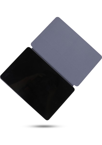 Xiaomi Pad 5 / Pad 5 Pro Için Manyetik Toka Deri Kılıf -Mavi (Yurt Dışından)
