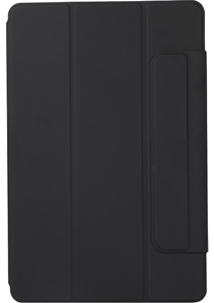 Xiaomi Pad 5 / Pad 5 Pro Için Manyetik Toka Deri Kılıf -Siyah (Yurt Dışından)