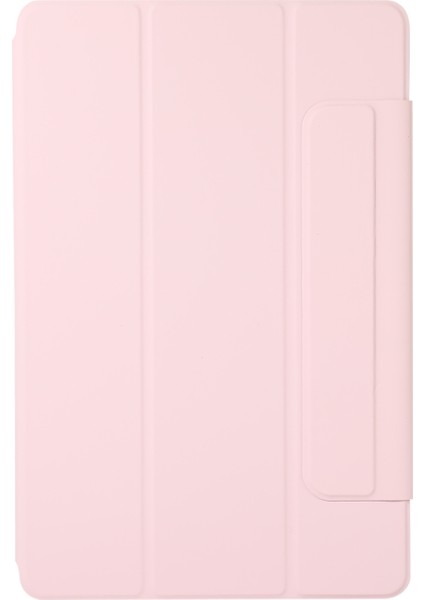 Xiaomi Pad 5 / Pad 5 Pro Için Manyetik Toka Deri Kılıf -Pembe (Yurt Dışından)