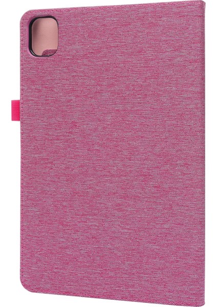 Xiaomi Pad 5/5 Pro Için Tpu + Kumaş Tablet Kılıfı -Koyu Pembe (Yurt Dışından)