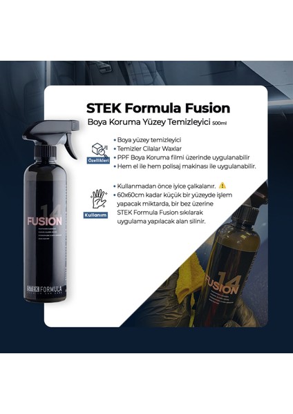 Fusion- Boya Koruma Yüzey Temizleyici 500ML