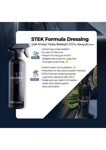 Dressing- Çok Amaçlı Yüzey Besleyici (Trim, Kauçuk) 500ML