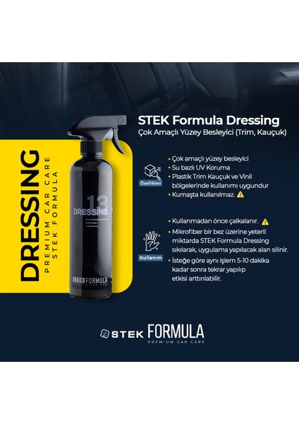 Dressing- Çok Amaçlı Yüzey Besleyici (Trim, Kauçuk) 500ML
