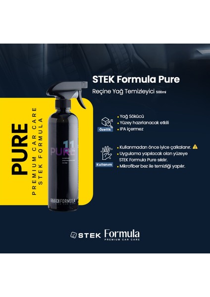 Pure- Reçine ve Yağ Temizleyici 500ML