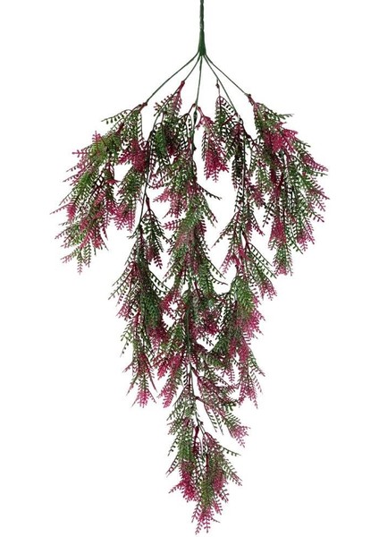 Yapay Çiçek Sarkan Çiçek Yeşil Bordo FERN725 Yapay Sarmaşık 70*30CM Uv Katkılı Güneşe Dayanıklı fiyatları