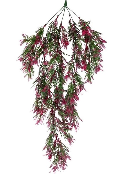Yapay Çiçek Sarkan Çiçek Yeşil Bordo FERN725 Yapay Sarmaşık 70*30CM Uv Katkılı Güneşe Dayanıklı modelleri