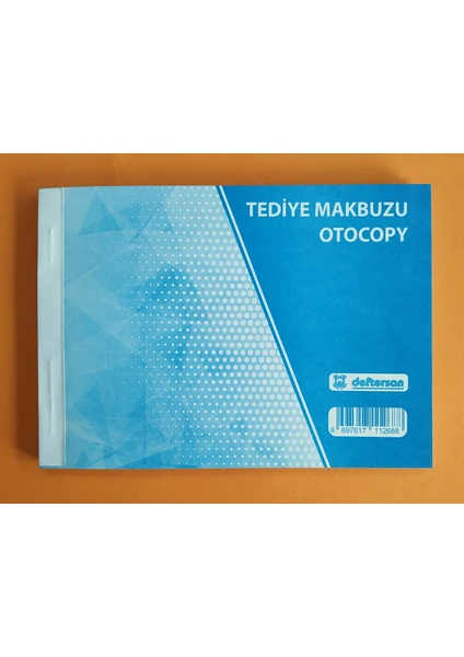 Tediye Makbuzu Otokopili 14X19 cm 12 Adet