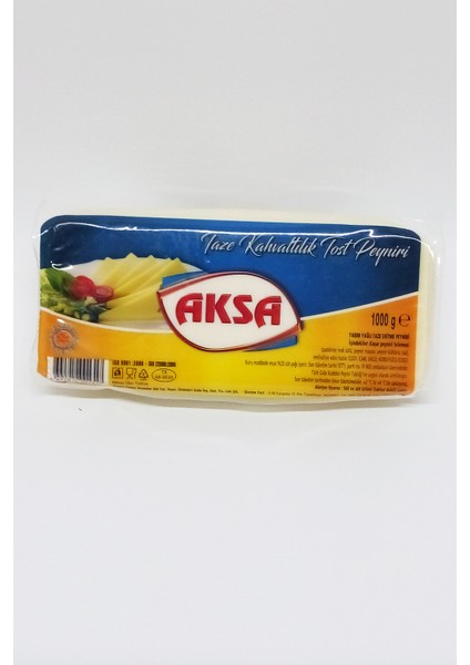 Aksa Taze Kahvaltılık Tost Peyniri 1000 gr