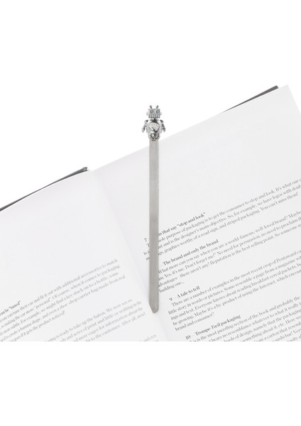 Robot Kitap Ayracı Gümüş modelleri