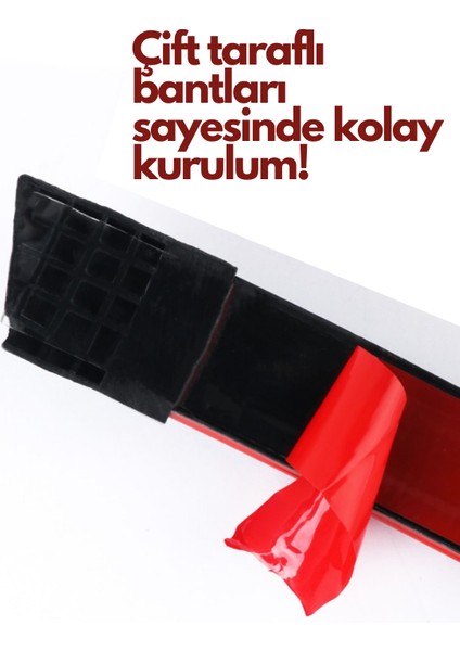 Karbon Desenli Ledli Spoiler Esnek Ledli Spoiler Universal 120CM Karbon Işıklı modelleri