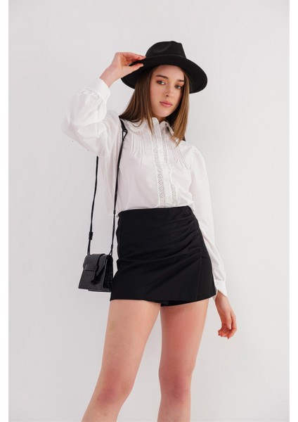 Balon Kollu Vintage Gömlek