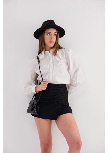 Balon Kollu Vintage Gömlek modelleri