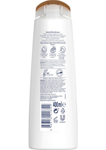 Besleyici Bakım Şampuanı Kuru Saçlar Için 400 ml - 4'lü modelleri