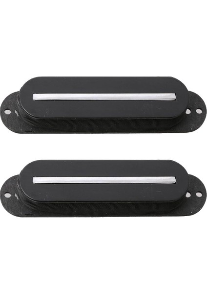 2 Lot Dayanıklı Demiryolu Pikapları Humbucker Örgülü Teller Dıy Değiştirme Aksesuarı