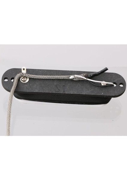 2 Lot Dayanıklı Demiryolu Pikapları Humbucker Örgülü Teller Dıy Değiştirme Aksesuarı