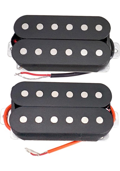 Premium 50 / 52MM Alnico 5 Gitar Humbucker Pickups Gitar Aksesuarları Siyah