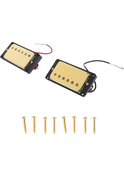 Lp Gitar Aksesuarları Için Altın Mühürlü Humbucker Pickup Set Yeni