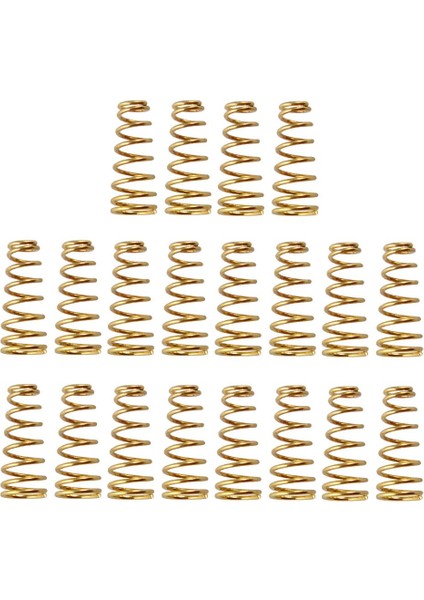 20 Adet Elektro Gitar / Bas Köprü Tailpiece Eyerdles Pickup Springs Altın fiyatları