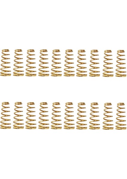 20 Adet Elektro Gitar / Bas Köprü Tailpiece Eyerdles Pickup Springs Altın fırsatları