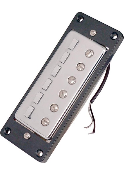 Elektrik Bas Mini Humbucker Pickups-Neck ve Köprü Çifti -Siyah Çerçeve modelleri