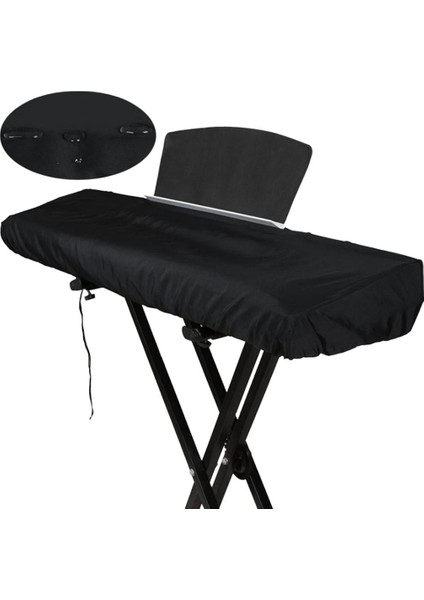 1 Parça Elektronik Piyano Klavye Ipli Kapak Piyano Parçaları Siyah fiyatları