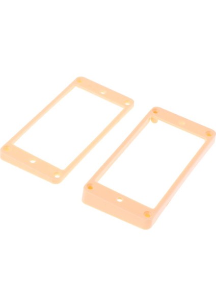 Kavisli Humbucker Pikapları Çerçeveleri Montaj Yüzükler Lp Gitar Parçaları Krem
