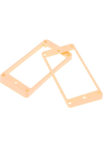 Kavisli Humbucker Pikapları Çerçeveleri Montaj Yüzükler Lp Gitar Parçaları Krem