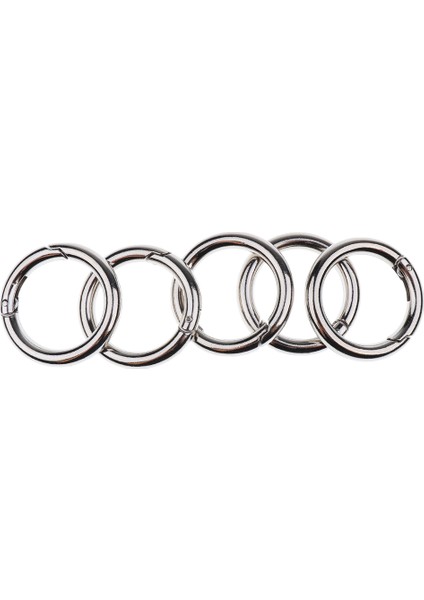 10 Adet Toka Halka Kilitleme Karabinerleri Yuvarlak Bahar Yapış Klipler Kanca 35MM (Yurt Dışından) modelleri