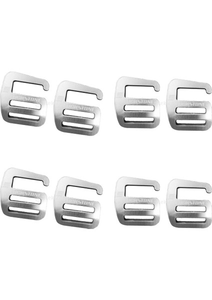 8 Adet Metal G Kanca Dokuma Toka Güçlü Hızlı Yayın Toka Aksesuarları 25MM (Yurt Dışından)